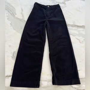 WE THE FREE BLACK COTTON HIGH RISE WIDE LEG JEAN PANTS SIZE US 24
